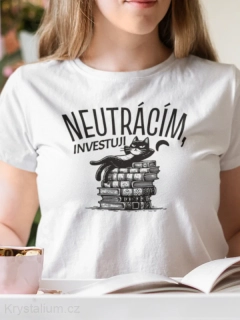 NEUTRÁCÍM INVESTUJI tričko BÍLÉ